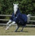 Derka Padokowa Full Neck Freedom Turnout Navy/SIlver Bucas