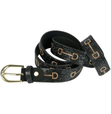 Pasek z Diamencikami Denici Cavalli Navy/RoseGold Harry's Horse