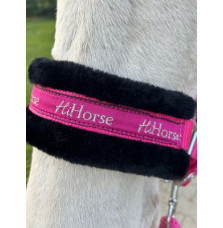 Kantar z Futerkiem Logo Pink&Black HiHorse