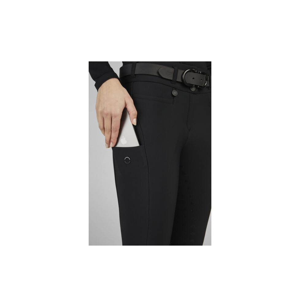 Bryczesy Zimowe Linn 6355 Highwaist Winter Black Pikeur