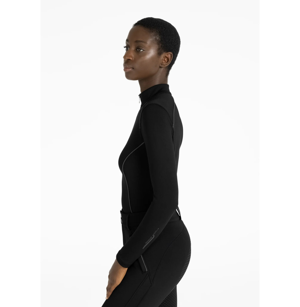 Zimowe Bryczesy Arctic Fleeced (Black) Maximilian Equestrian