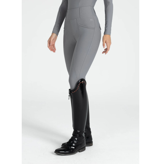 Legginsy Jeździeckie Pro Riding (Titanium) Maximilian Equestrian