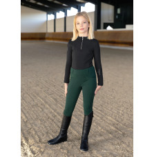 Zimowe Młodzieżowe Legginsy Jeździeckie YR Winter Pro Riding Leggings (Emerald) Maximilian Equestrian