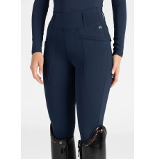 Zimowe Legginsy Jeździeckie (Navy) Maximilian Equestrian