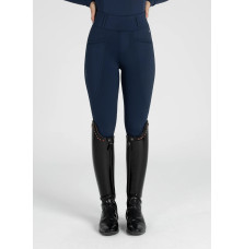 Zimowe Legginsy Jeździeckie (Navy) Maximilian Equestrian