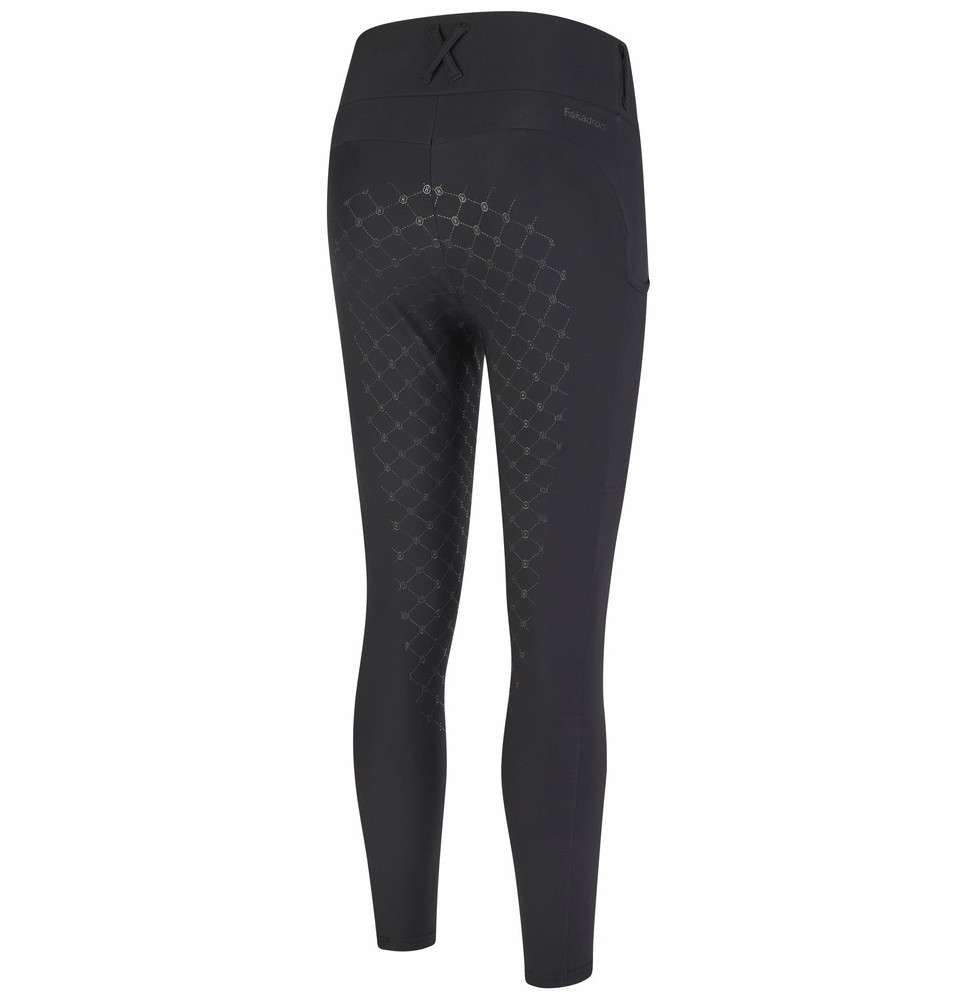 Zimowe Legginsy Jeździeckie Cosy Riding Black Heritage 24/25 Eskadron