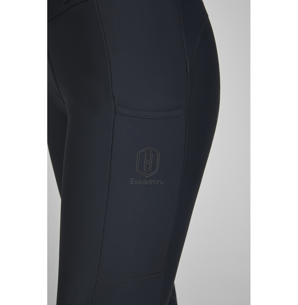 Zimowe Legginsy Jeździeckie Cosy Riding Black Heritage 24/25 Eskadron