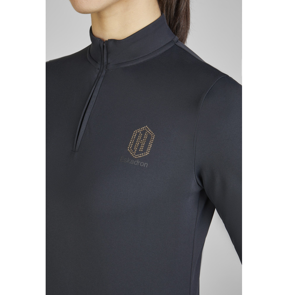 Golf Half-Zip Black Heritage 24/25 Eskadron
