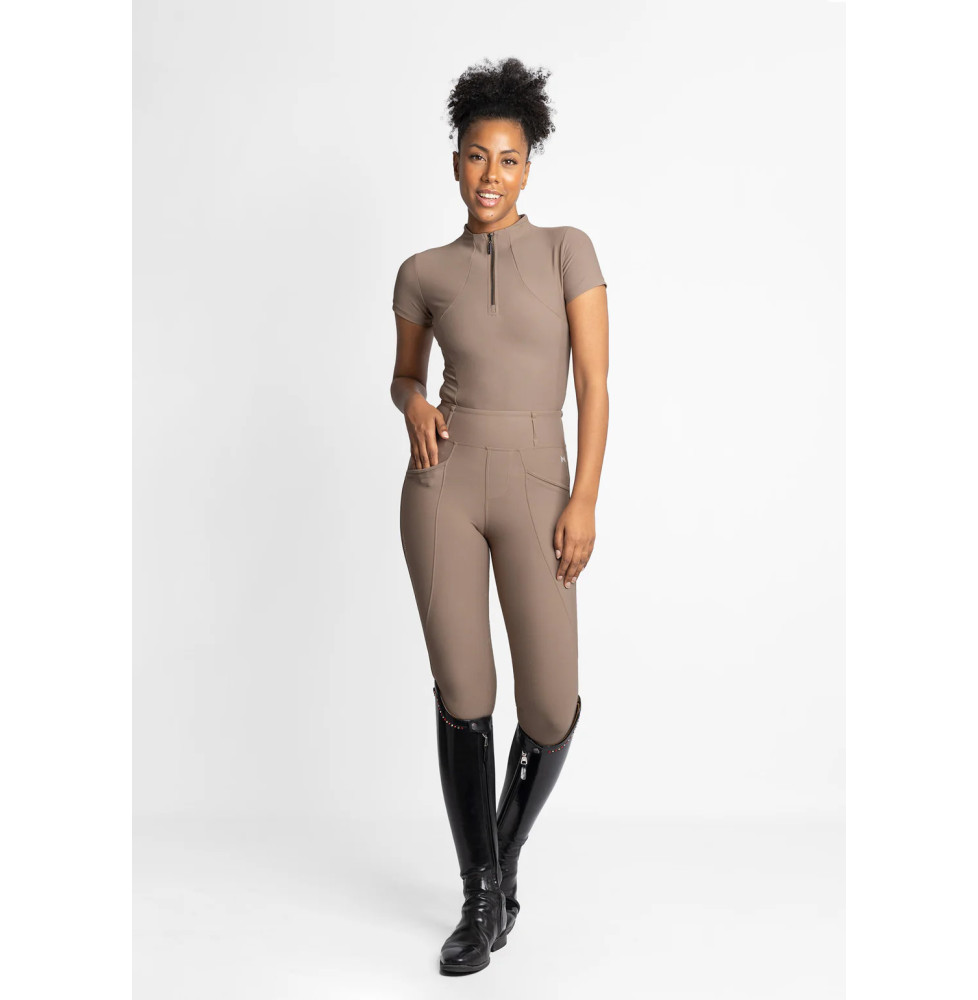 Legginsy Jeździeckie Pro Riding (Nougat) Maximilian Equestrian