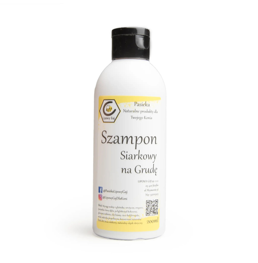Szampon Siarkowy na Grudę Lipowy Gaj