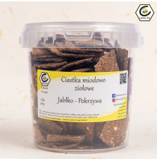 Ciastka Miodowo Ziołowe z Jabłkiem i Pokrzywą Lipowy Gaj