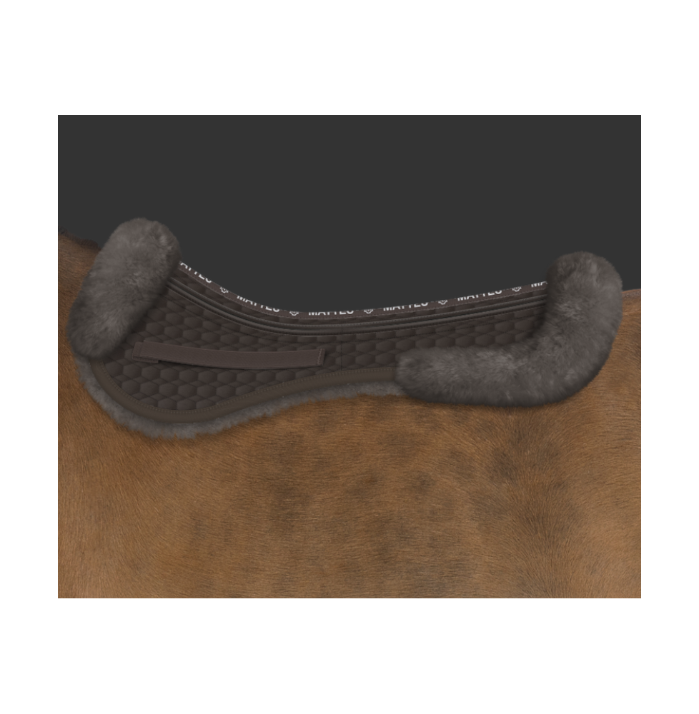 Podkładka Korekcyjna z Futrem Brown/Brown od HiHorse Mattes