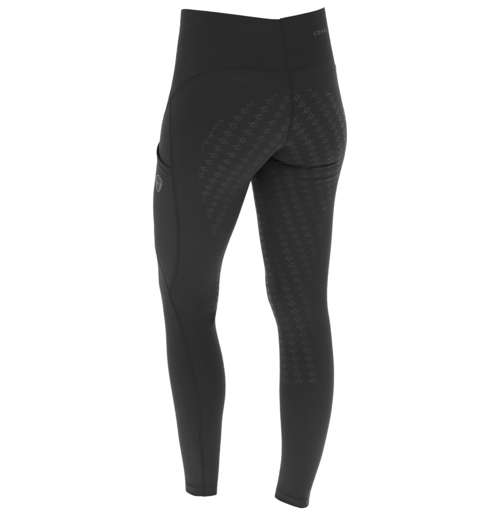 Legginsy Jeździeckie S/S 2025 Młodzieżowe Black Covalliero