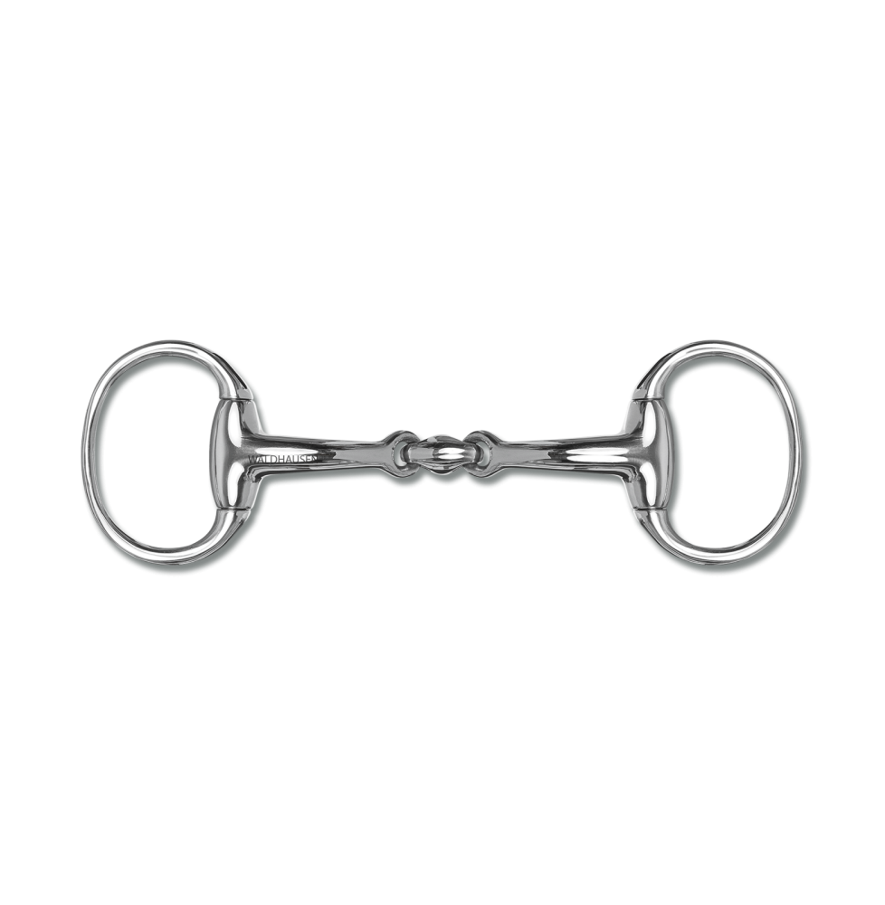 Wędzidło Podwójnie Łamane Anatomiczne 16 mm Eggbutt Bit Waldhausen