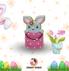 Ciasteczko Zajączek Easter 2025 Candy Horse