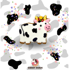 Ciasteczko Krówka Easter 2025 Candy Horse