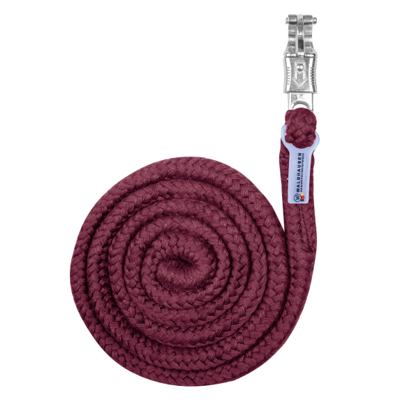 Uwiąz z Bezpiecznym Karabińczykiem  Economic Velvet Red Waldhausen