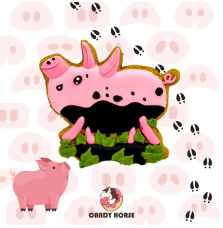 Ciasteczko Świnka Farma 2025 Candy Horse