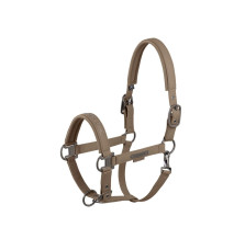 Kantar Faux Leather Double Pin Smoky Taupe Platinum 25 Eskadron