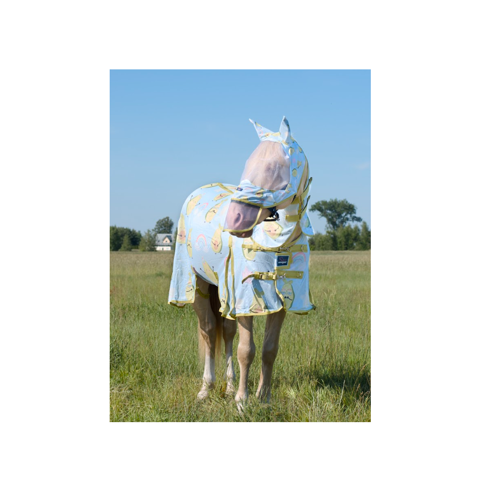 Derka Siatkowa z Kapturem Avocado With Rainbow Savio