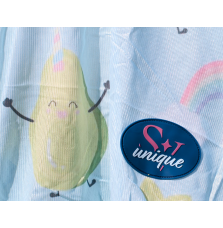 Derka Siatkowa z Kapturem Avocado With Rainbow Savio