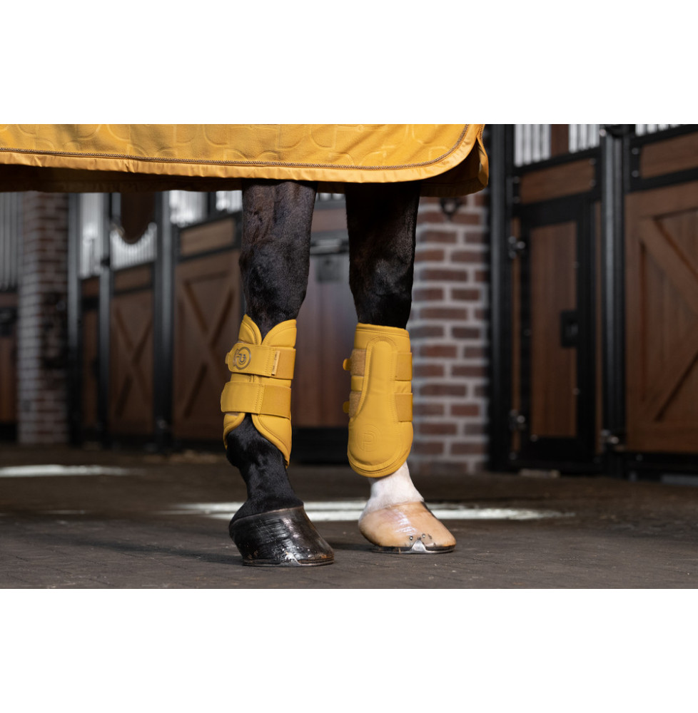 Ochraniacze Faux Leather Golden Yellow Platinum 25 Eskadron