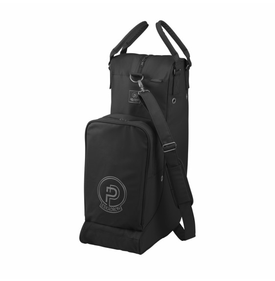 Torba Na Oficerki Faux Leather Black Platinum 25 Eskadron