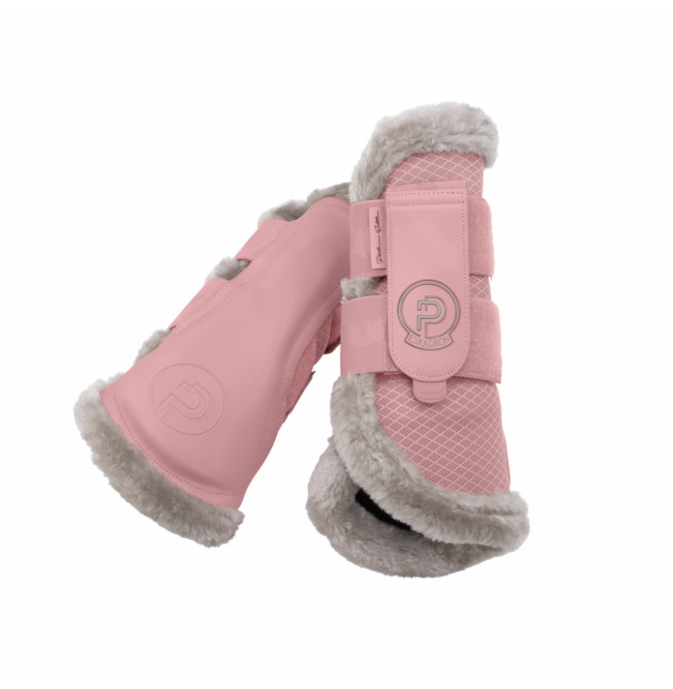 Ochraniacze Mesh Faux Fur Soft Rouge Platinum 25 Eskadron