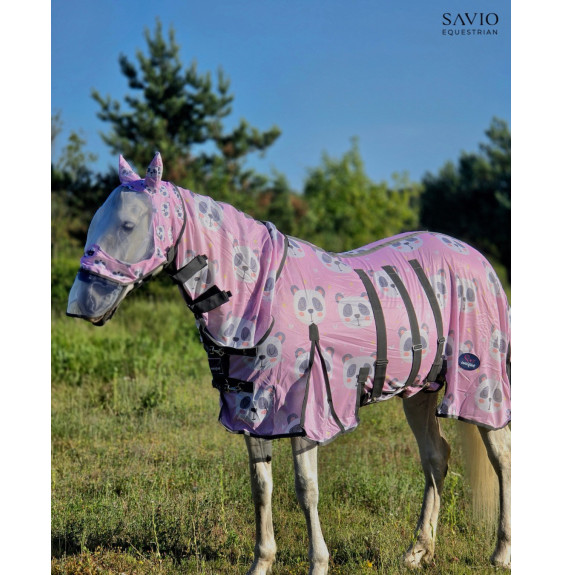 Derka Siatkowa z Kapturem Pink Panda Savio