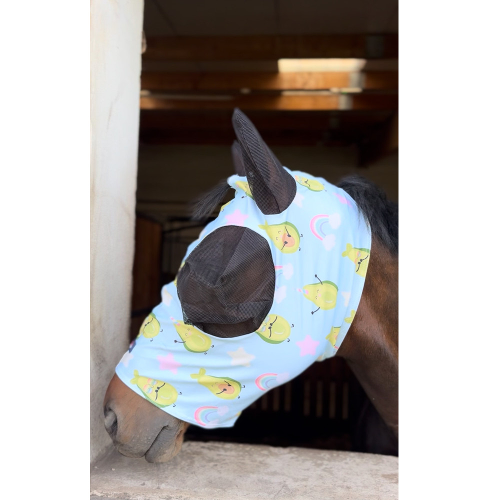 Maska Lycra Avocado With Rainbow Savio