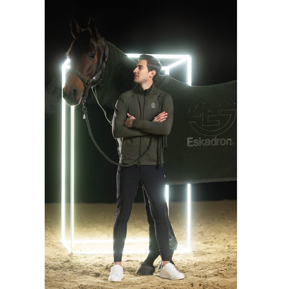 Derka Polarowa Fleece Stamp Deep Green Dynamic 25 Eskadron
