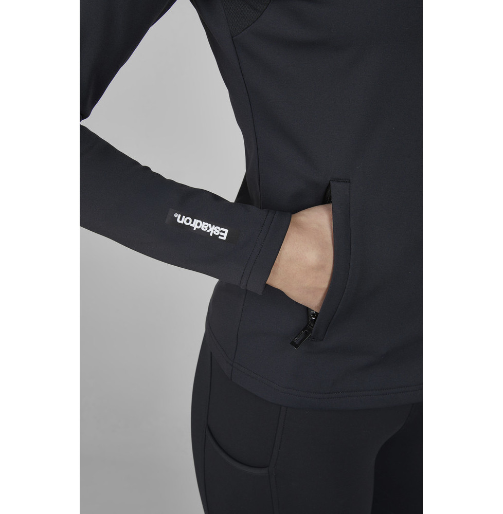 Bluza Zip-Shirt Black Dynamic 25 Eskadron