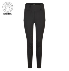 Legginsy Jeździeckie Flex Full Grip Core Black Dynamic 25 Eskadron