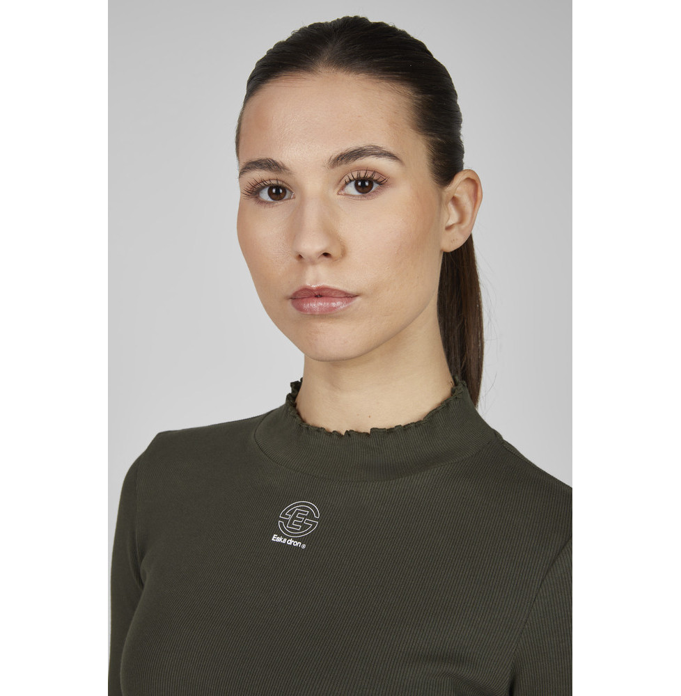Bluzka Turtleneck Rib Deep Green Dynamic 25 Eskadron