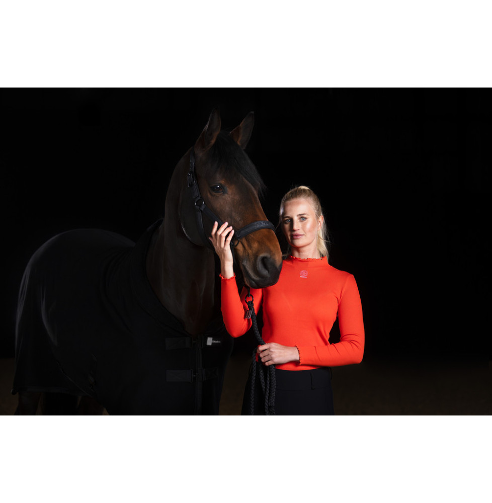Bluzka Turtleneck Rib Poppy Red Dynamic 25 Eskadron