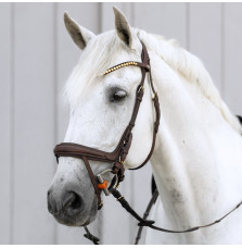 Ogłowie Anatomiczne Caliano Brązowe Kavalkade