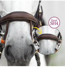 Ogłowie Anatomiczne Caliano Brązowe Kavalkade