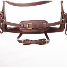 Ogłowie Anatomiczne Caliano Brązowe Kavalkade