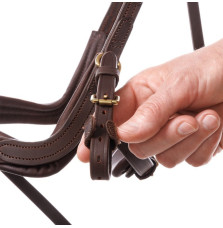 Ogłowie Anatomiczne Caliano Brązowe Kavalkade