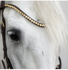 Ogłowie Anatomiczne Caliano Brązowe Kavalkade