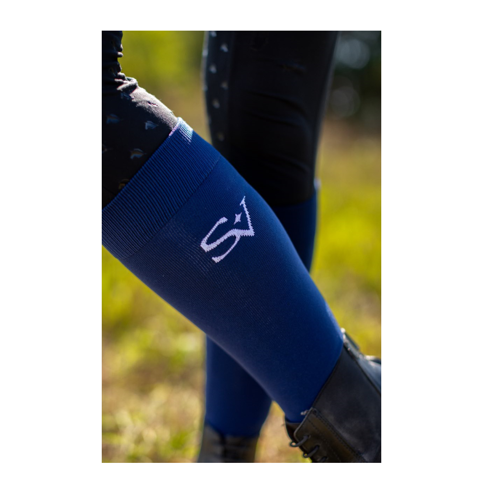Podkolanówki Jeździeckie Dark Navy Savio