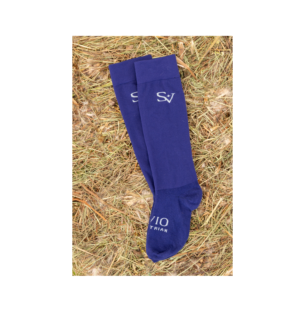 Podkolanówki jeździeckie Navy SAVIO EQUESTRIAN | HiHorse