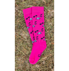Podkolanówki jeździeckie Savio Pink Panda | HiHorse