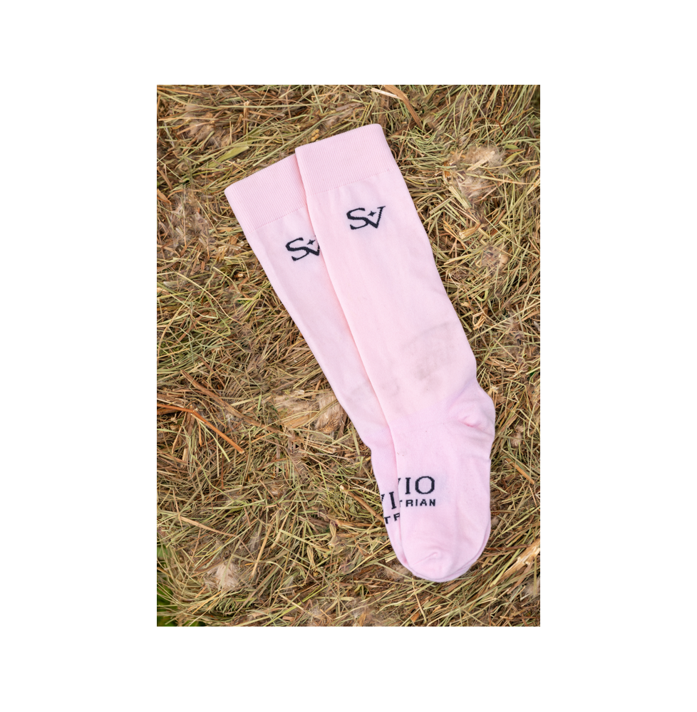 Podkolanówki Jeździeckie Powder Pink Savio