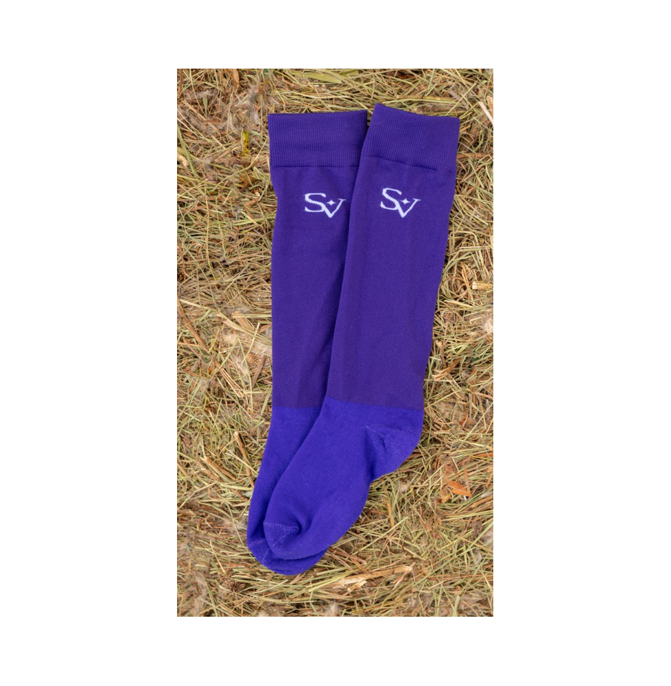 Podkolanówki Jeździeckie Purple Savio