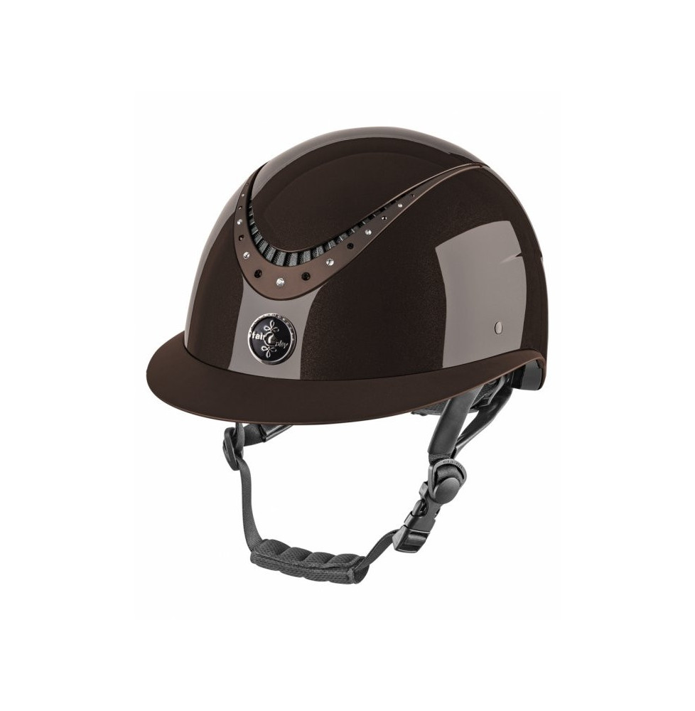 Kask Apoleus Shiny W-V Brązowy Fair Play