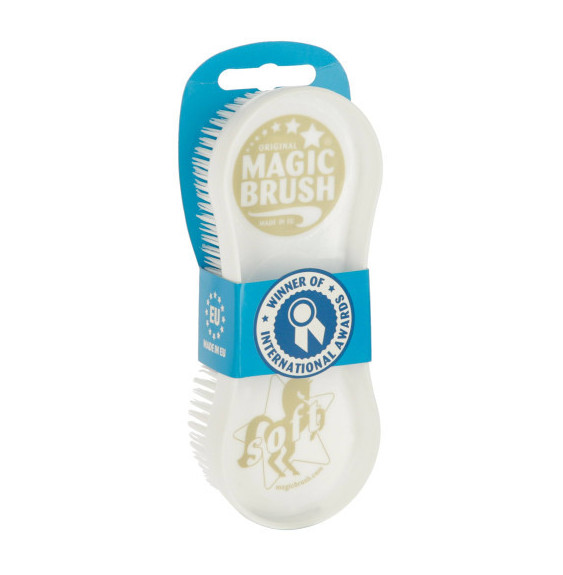 Szczotka dla Konia Soft Biała Lilia Magic Brush