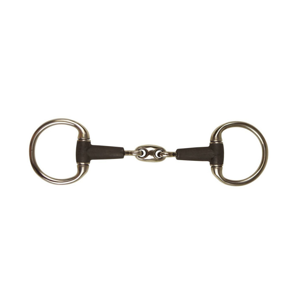 Wędzidło Podwójnie Łamane Oliwkowe Gumowe York