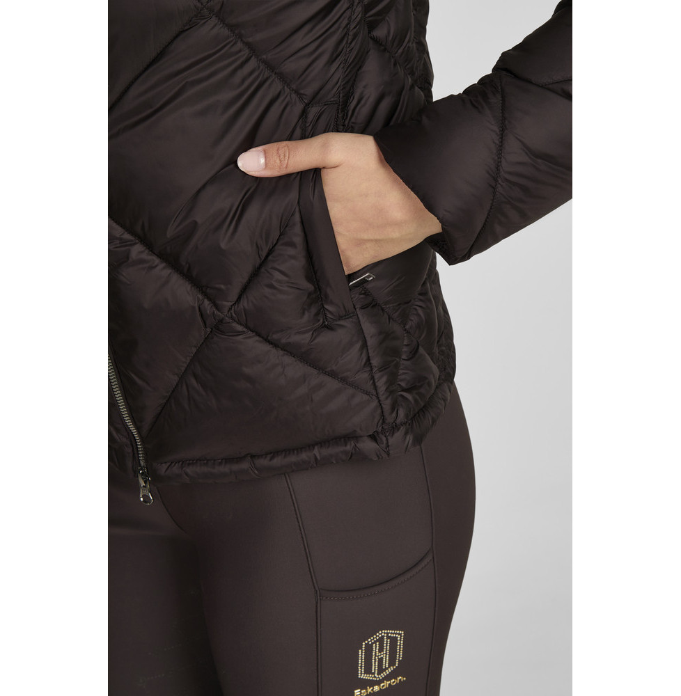 Kurtka Pikowana Quilt-Jacket Black Truffle Heritage 25/26 Eskadron