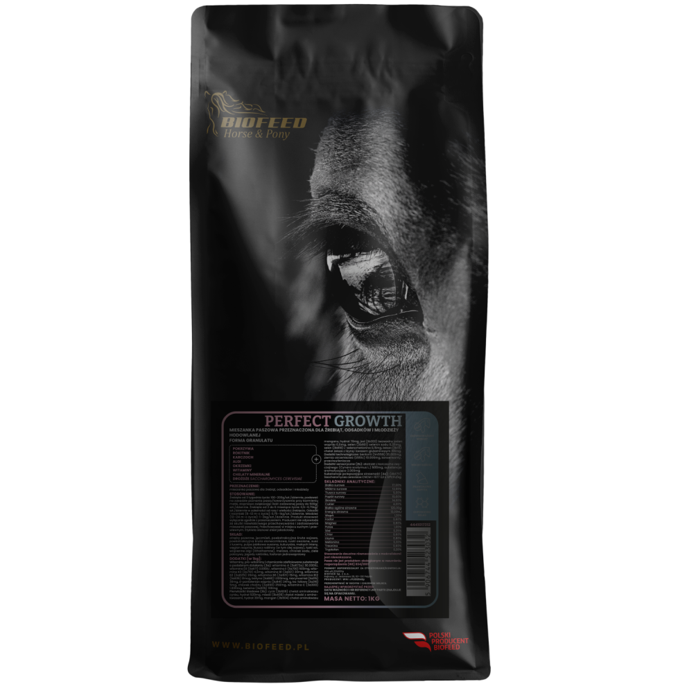 Perfect Growth Pellets 1 kg BIOFEED Horse & Pony